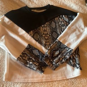 Color block shein top